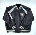 Vintage Oakland Raiders Football Leather Jacket