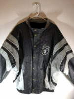 Vintage NFL Oakland Raiders Football Leather Jacket Sz Medium – PRSTG SHOP