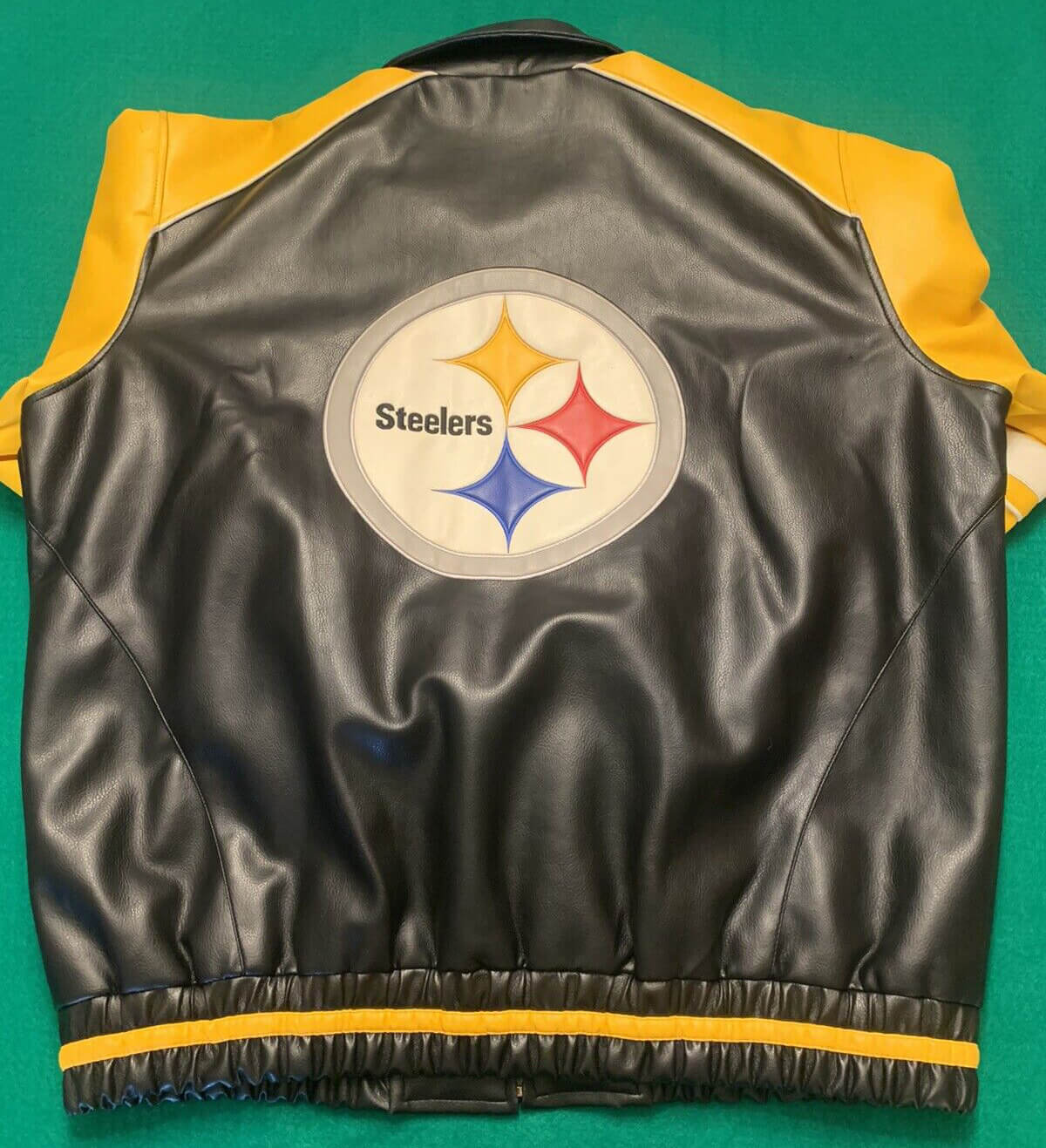 PITTSBURGH STEELERS FULL LEATHER JACKET – Jeff Hamilton Shop