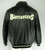 Black Tampa Bay Buccaneers NFL Team Leather Jacket