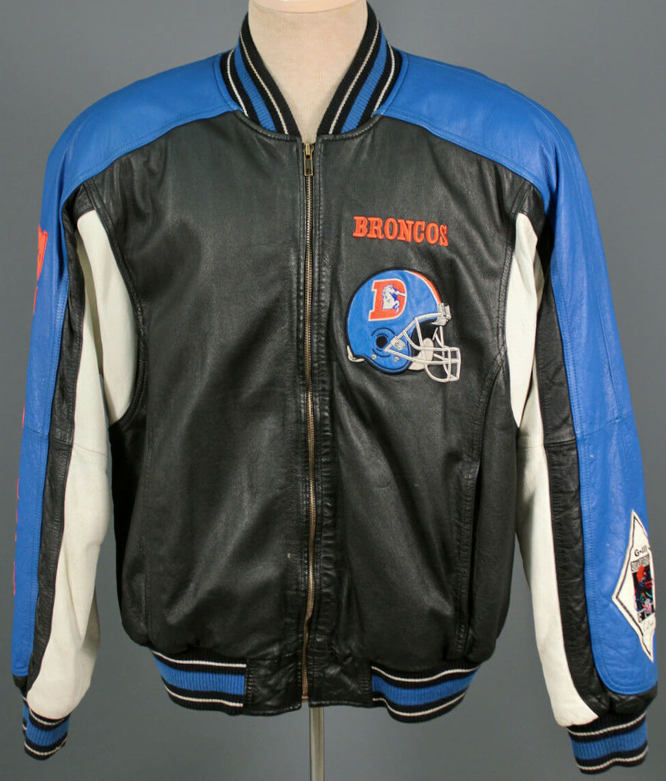 G-III Carl Banks Denver Broncos Leather Jacket - Maker of Jacket