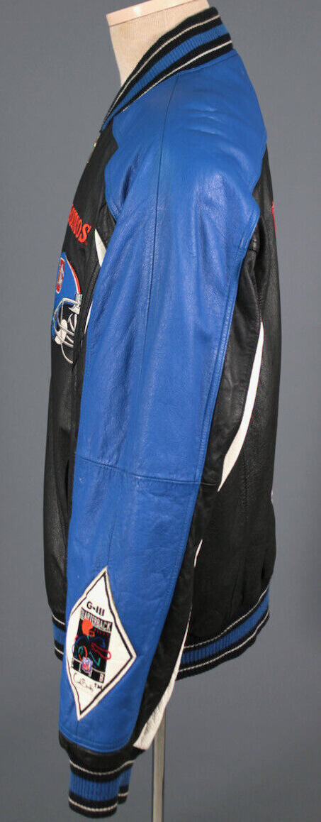 Vintage Denver Broncos Jeff Hamilton Leather Jacket - Maker of Jacket