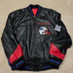 Maker of Jacket Black Leather Jackets Vintage NFL G III Buffalo Bills