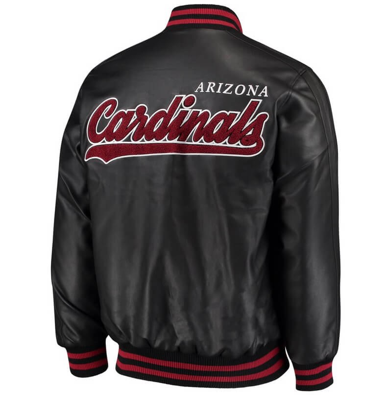 Maker of Jacket NFL Arizona Cardinals Multicolor Leather