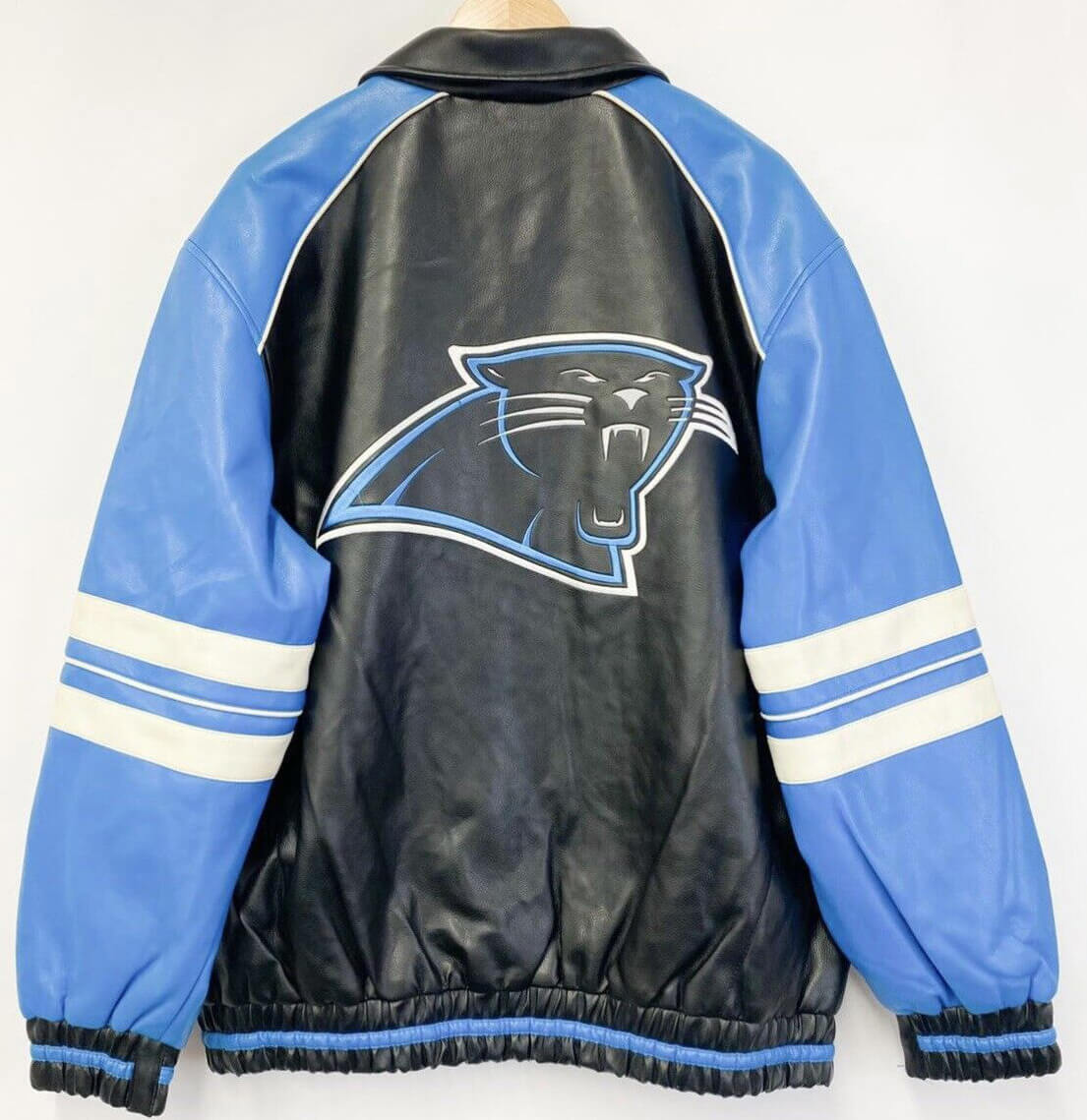 Carolina Panthers Leather Jacket – SportsDexter