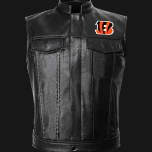 Cincinnati Bengals Bomber Jacket Quarter Style - NFL - Bluefink