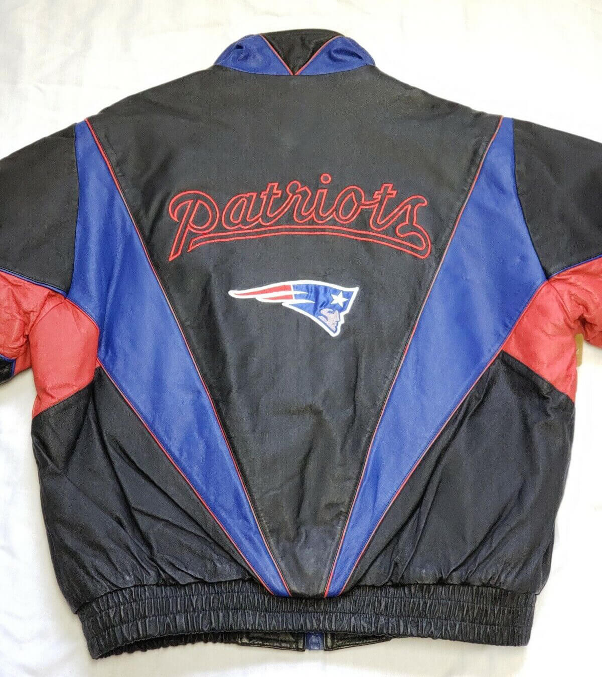 Vintage NFL New England Patriots Leather Jacket - Maker of Jacket