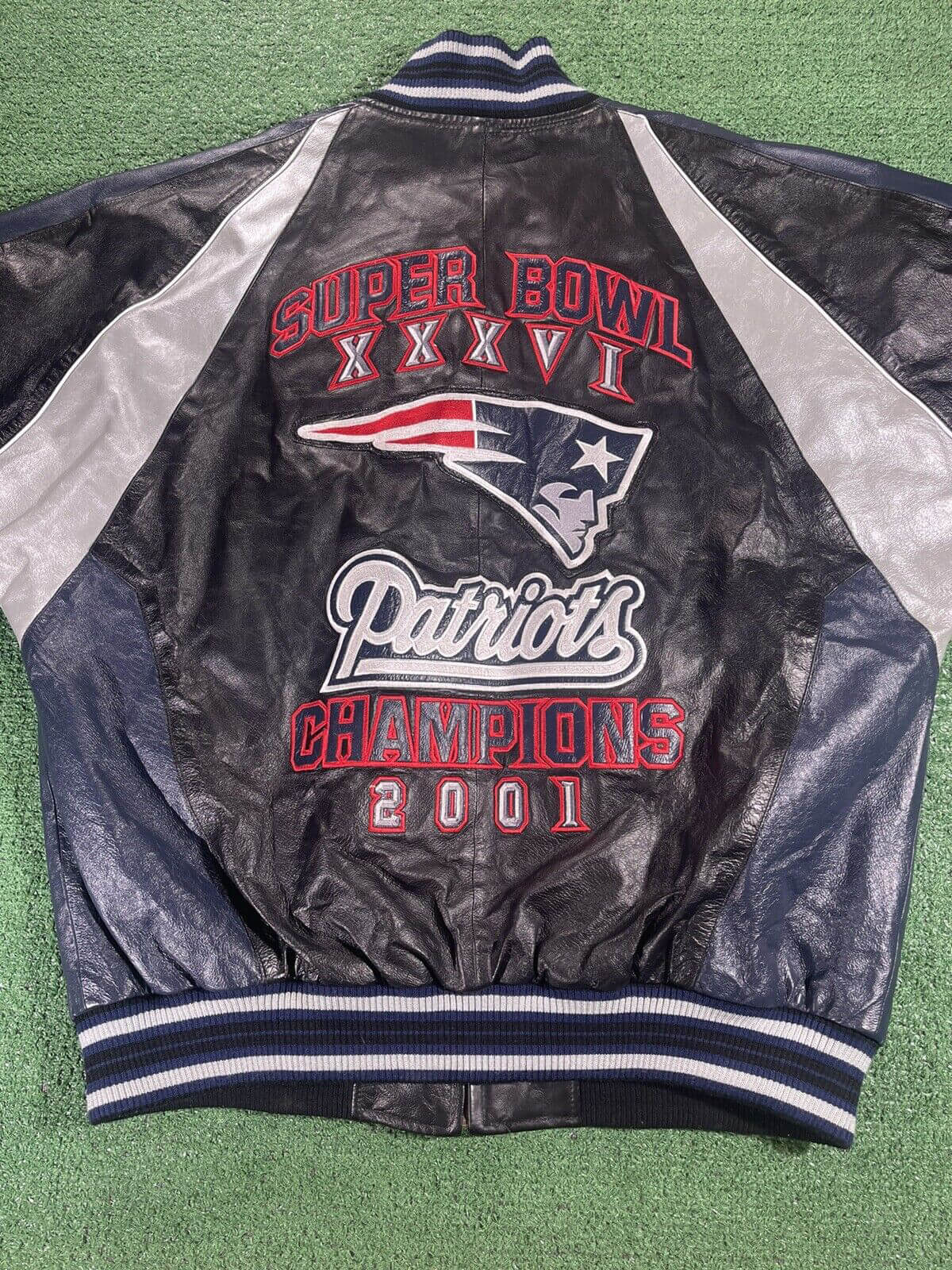 NFL New England Patriots Super Bowl Champions Varsity Jacket 