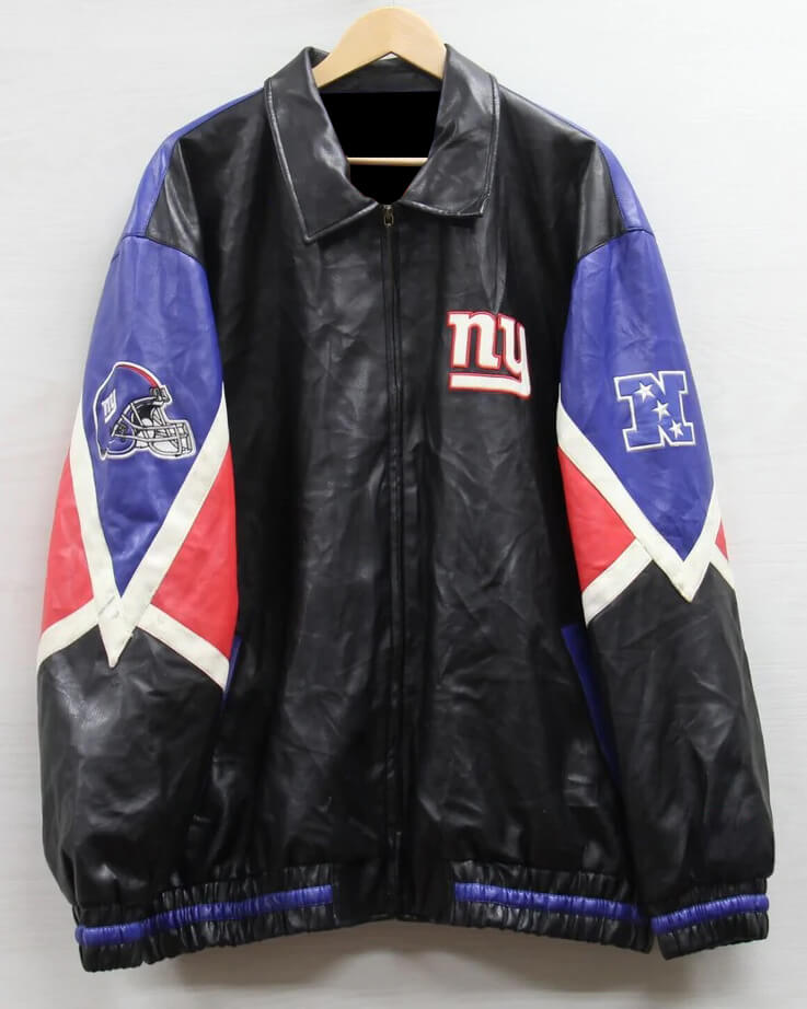 G-III Sports Mens New York Giants Varsity Jacket