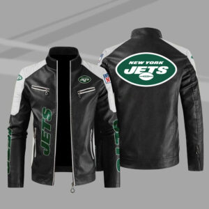 New York Jets Leather Jacket - William Jacket