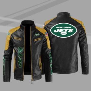 New York Jets Leather Jacket - William Jacket