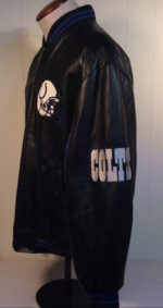 Vintage G-III Carl Banks Indianapolis Colts Leather Jacket