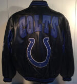 Vintage G-III Carl Banks Indianapolis Colts Leather Jacket