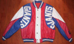 Vintage NY Giants Football Leather Jacket