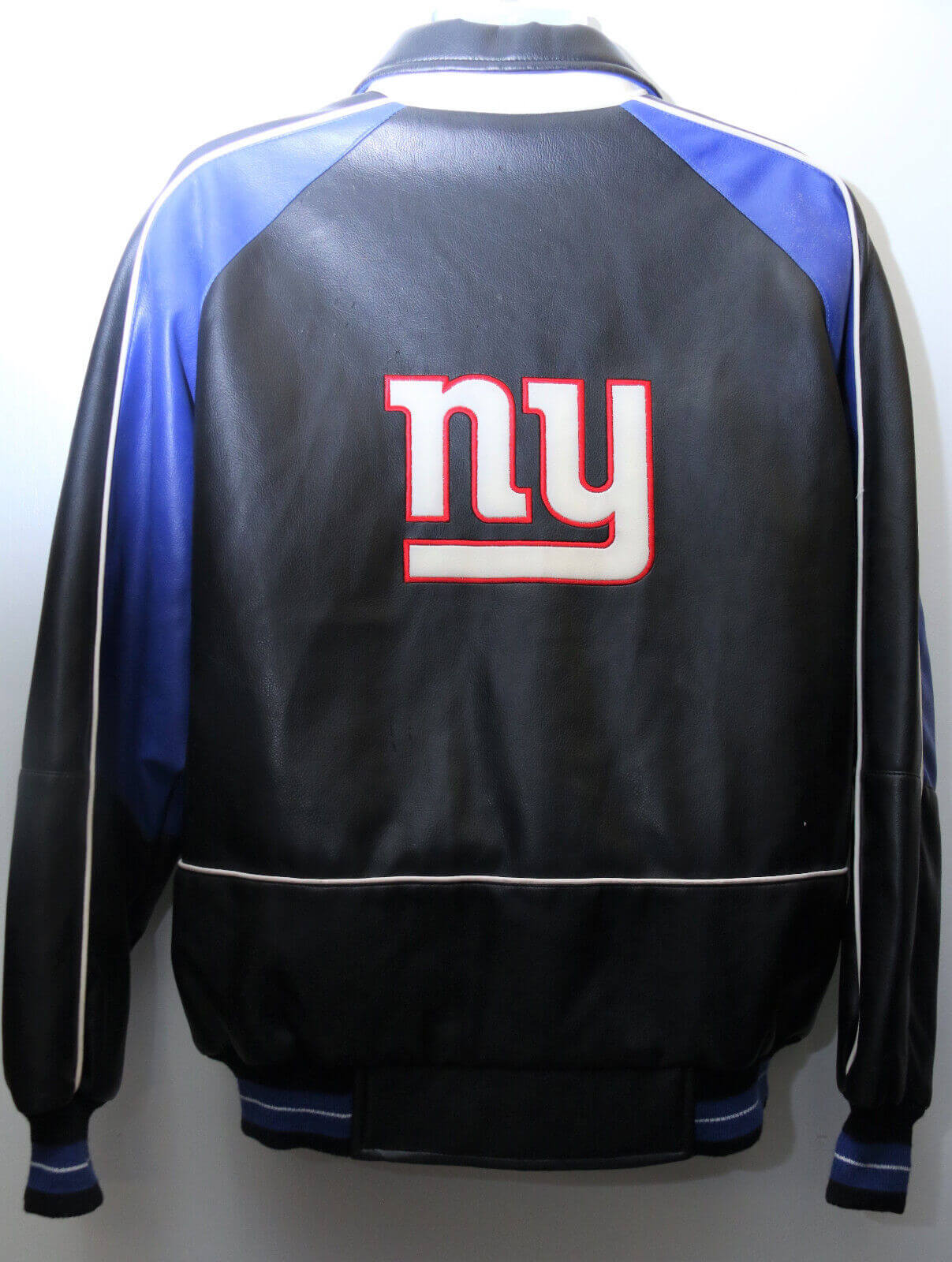 Maker of Jacket Fashion Jackets Vintage NFL New York Giants Football Leather