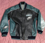 BNWOT Mens Philadelphia Eagles Vintage Leather/Suede Jacket GIII & Carl  Banks 5X