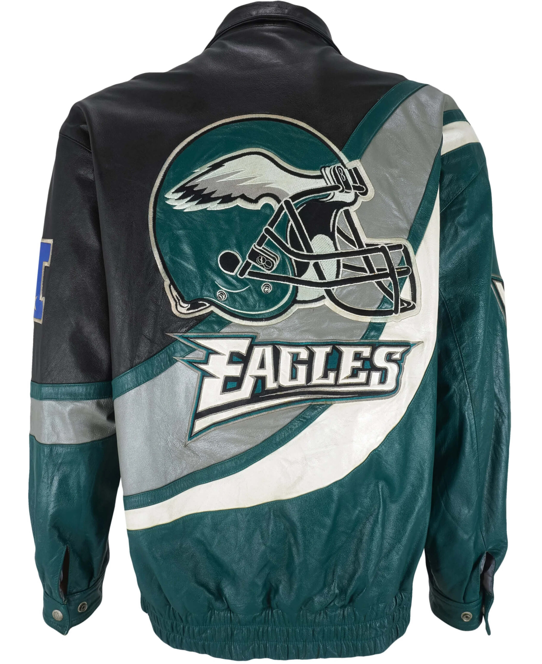 Vintage Philadelphia Eagles Jeff Hamilton Leather Jacket