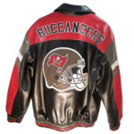 Vintage Tampa Bay Buccaneers Football Leather Jacket