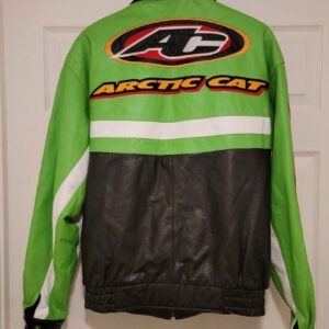 Vintage Team Arctic Cat Racing Leather Jacket