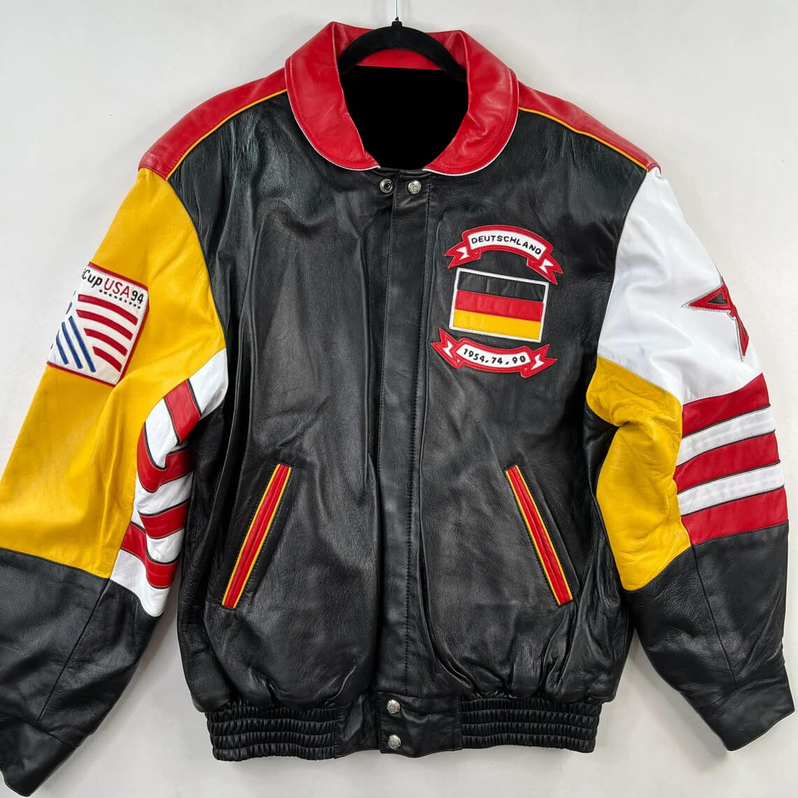 Maker of Jacket Black Leather Jackets NBA Orlando Magic Vintage Jeff Hamilton