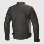 Honda Motorcycle Black Racing Leather Jacket