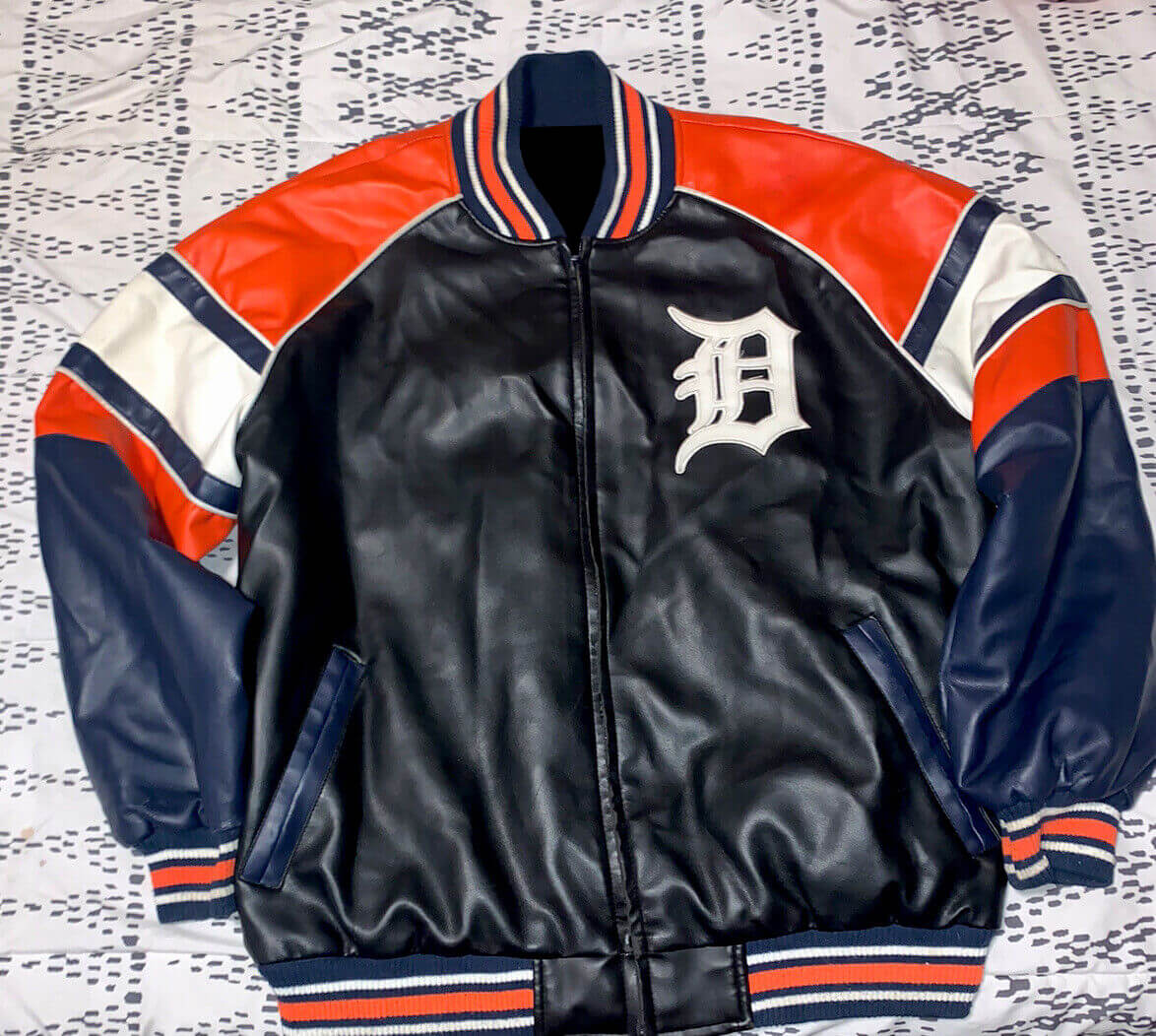 Vintage Detroit Tigers Baseball Jersey Size Medium Gray Made In USA Ravens  Knit