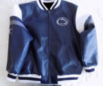 Penn State Nittany Lions Full Zip Leather Jacket