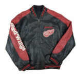 Detroit Red Wings Vintage Baseball Leather Jacket