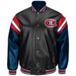 Montreal Canadiens Pregame Multi NHL Leather Jacket