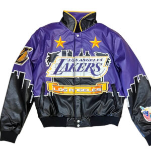 2010 Los Angeles Lakers 16 Time Leather Jacket - LA Jacket
