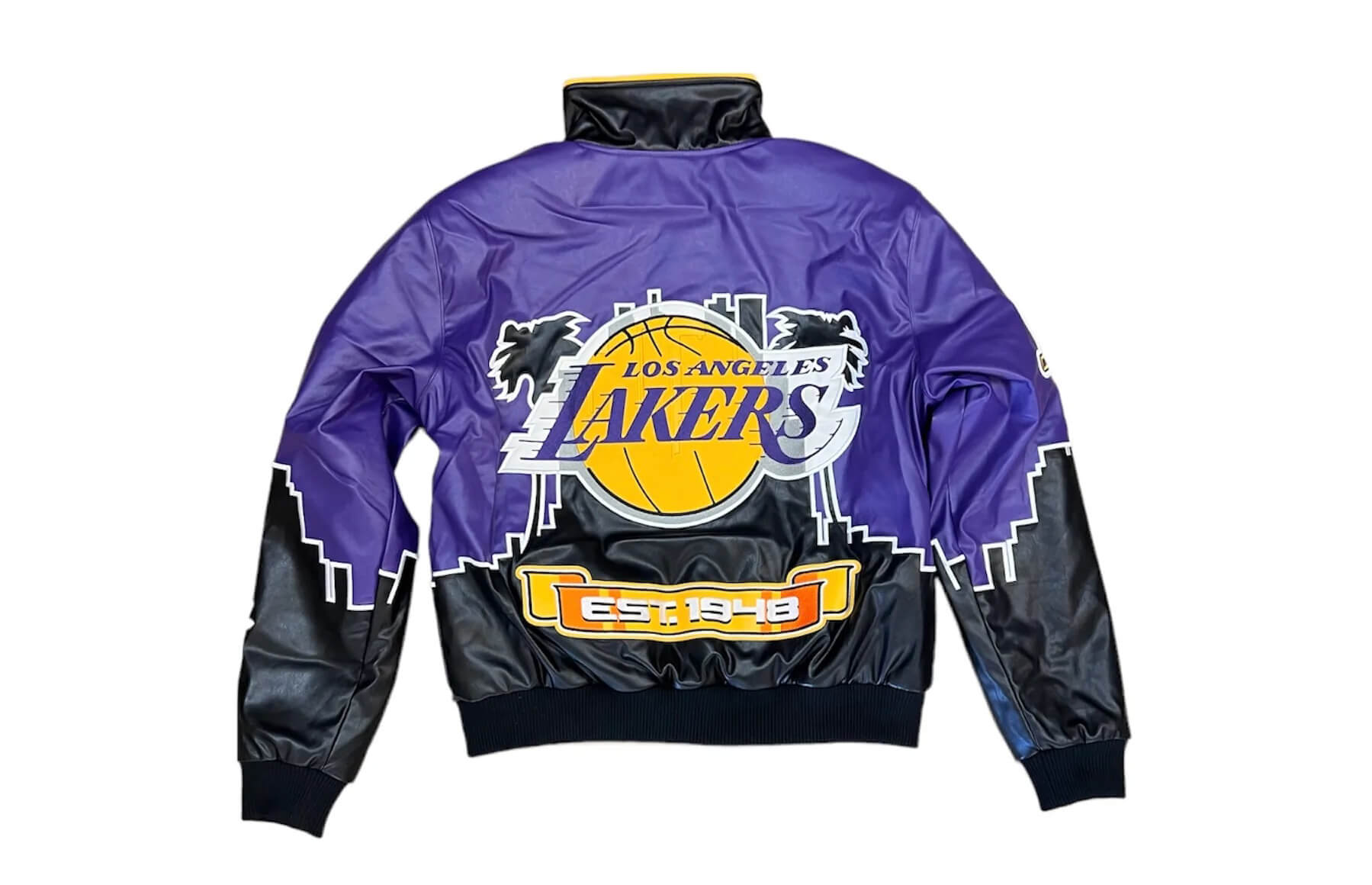 NBA LA Lakers Varsity Jacket - Purple