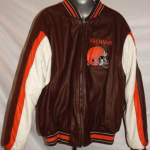 Maker of Jacket NFL Cleveland Browns Sione Takitaki Satin