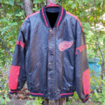 Vintage 58 Sports Detroit Red Wings Leather Jacket