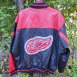 Vintage 58 Sports Detroit Red Wings Leather Jacket