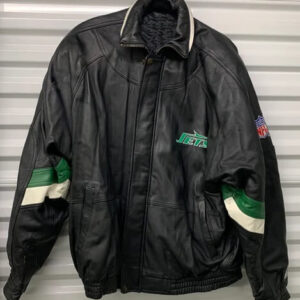 Vintage New York Jets Cotton & Linen Varsity Style Jacket