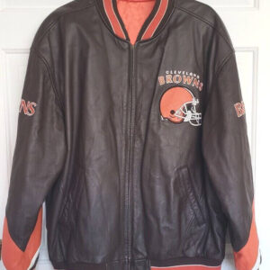 New England Patriots Vintage 90s Carl Banks Leather Jacket 