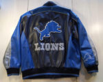 Vintage G III Carl Banks Detroit Lions Leather Jacket