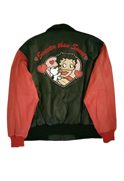 Betty Boop Sweeter Than Sweet Leather Jacket - Maker of Jacket