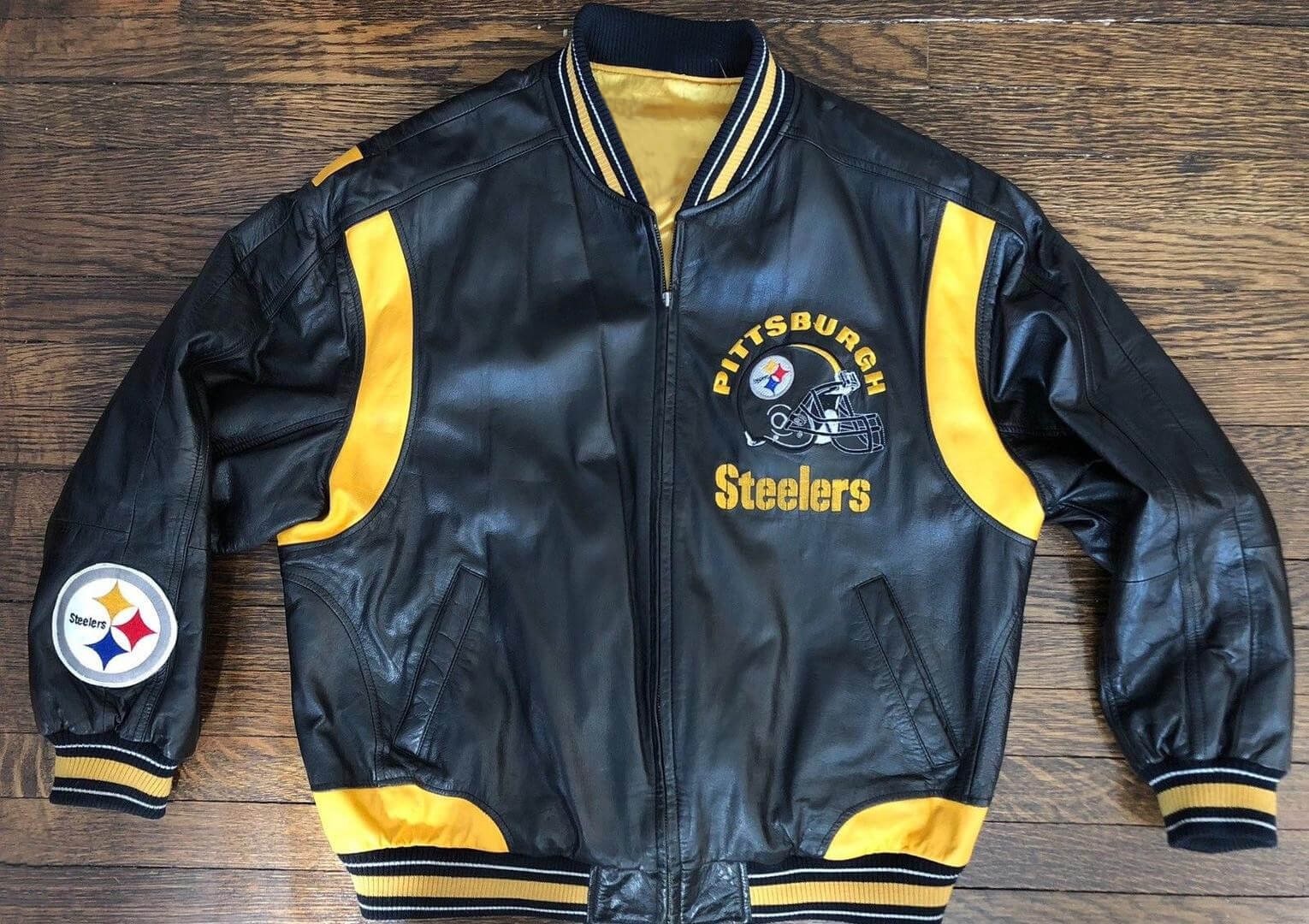 Carl Banks G-III Pittsburgh Steelers Leather Jacket - Maker of Jacket