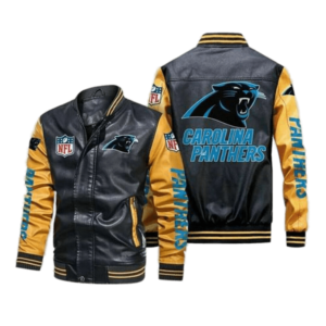 Carl Banks G-III, Jackets & Coats, Carolina Panthers Nfl Suede Leather  Jacket Nwt