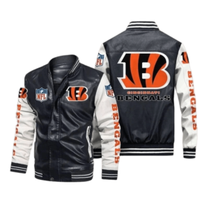 CINCINNATI BENGALS Jacket Black and Orange Football Blazer 