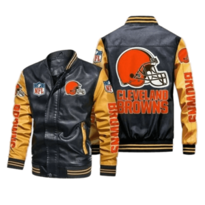 Maker of Jacket NFL Cleveland Browns Sione Takitaki Satin