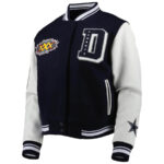 Maker of Jacket NFL Dallas Cowboys Pink White Varsity Baseball