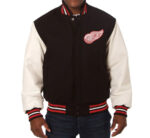 Detroit Red Wings Two Tone Varsity Jacket