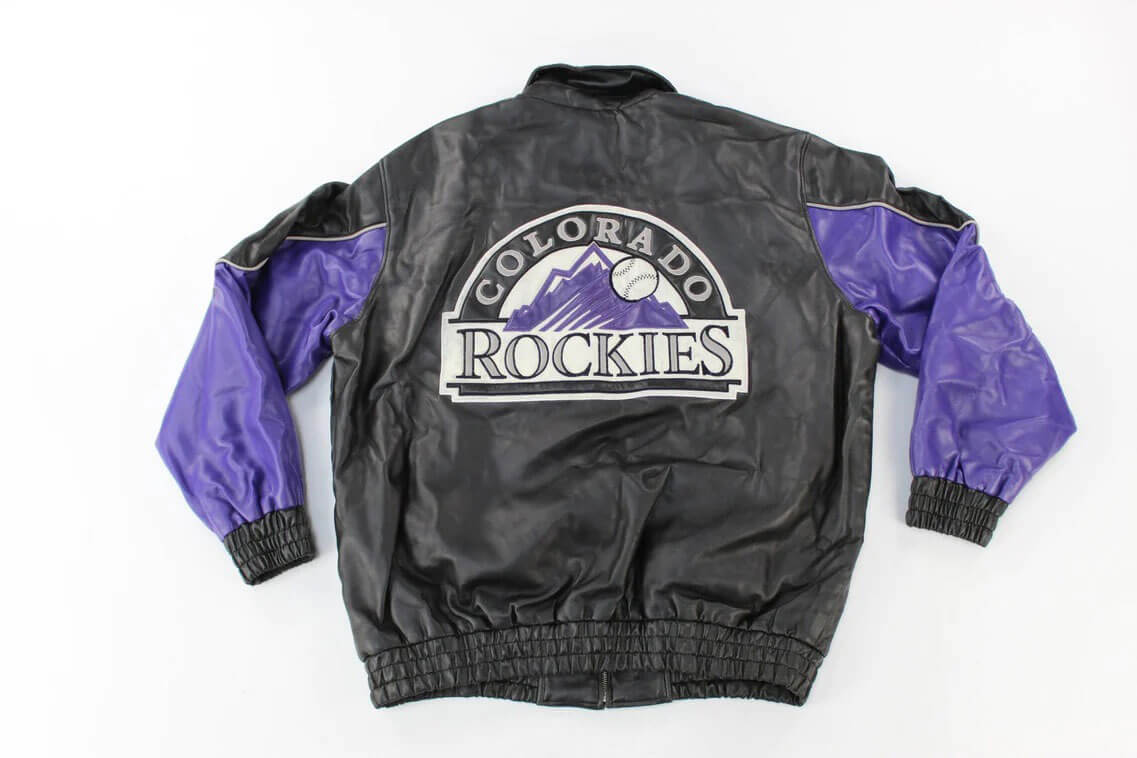 Vintage 90's Colorado Rockies MLB Baseball Starter Jacket Parka Coat Size XL