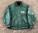 NFL Football Team Green Bay Packers Leather Jacket