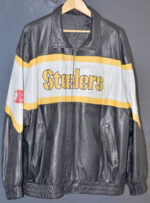 NFL Football Team Pittsburgh Steelers Leather Jacket