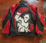 Ringside Boxing Red Black Leather Jacket