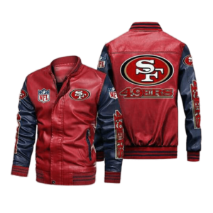 Maker of Jacket Sports Leagues Jackets NFL Vintage San Francisco Red 49ers Varsity