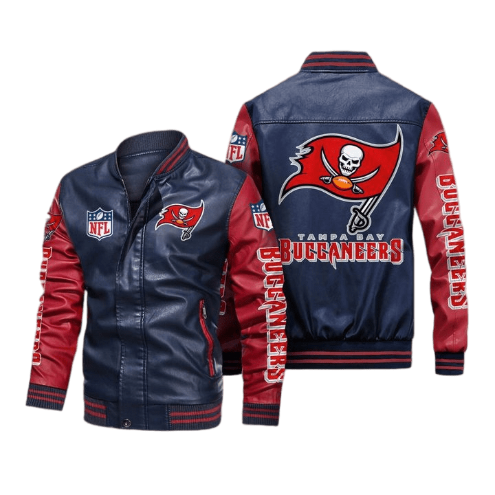 Maker of Jacket Fashion Jackets Vintage Tampa Bay NFL Buccaneers Leather